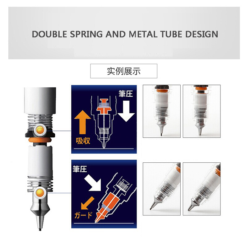 Bút chì bấm ZEBRA DelGuard, đồ - đánh giá và giá Zebra Pen Sarasa