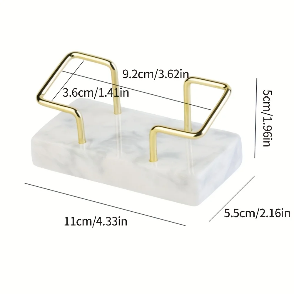 Elegant marble card holder wit - đánh giá và giá Metal Photo Panel